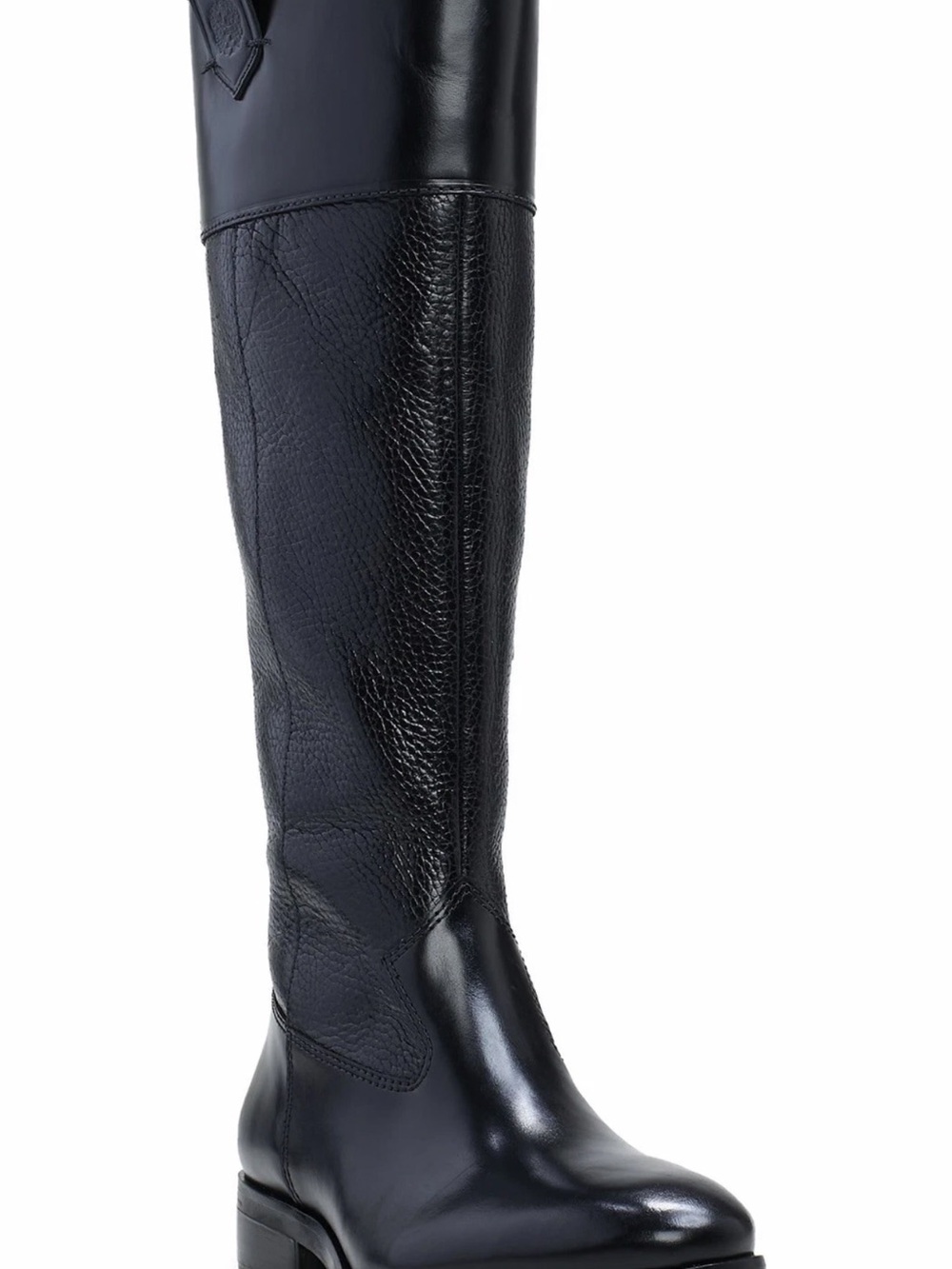 Vince Camuto Selpisa 2 Women’s 5M Black Leather Wide Calf Knee High Boots NEW